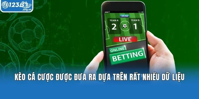 Kèo cá cược được đưa ra dựa trên rất nhiều dữ liệu