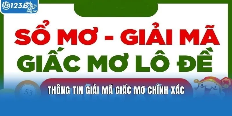 Thông tin giải mã giấc mơ chính xác